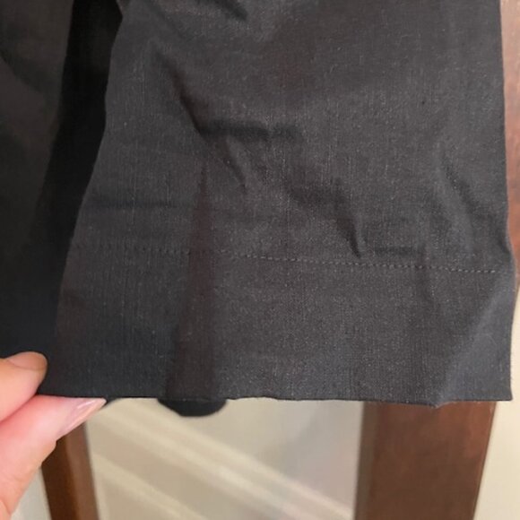 Eileen Fisher Black Linen-Blend Button-Down Shirt, Size XL - Picture 5 of 8